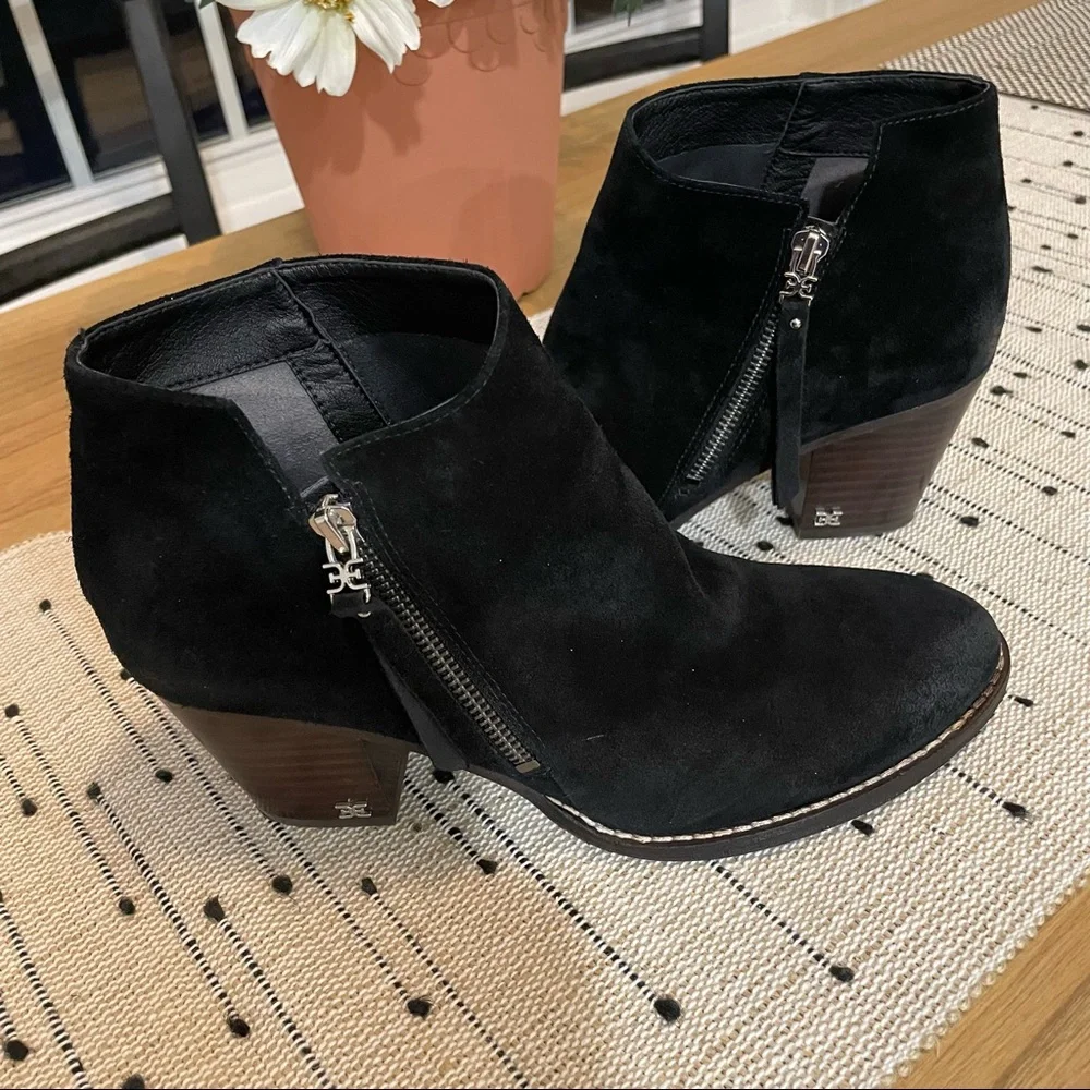 Sam Edelman Walden Booties In Black~ Size 9 1/2